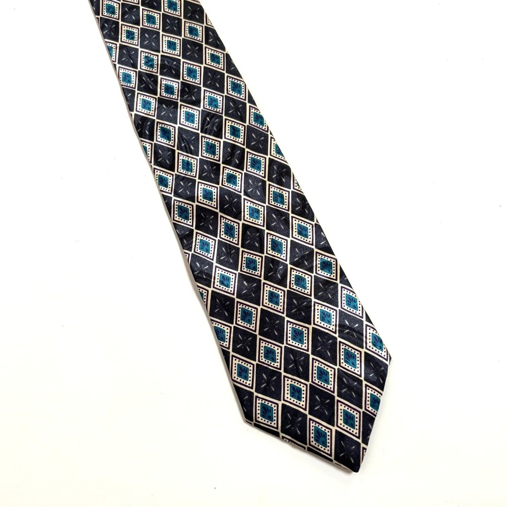 Christian Dior Monsieur Men's Silk Necktie Diamond Pattern Luxury‎ Holiday Gift